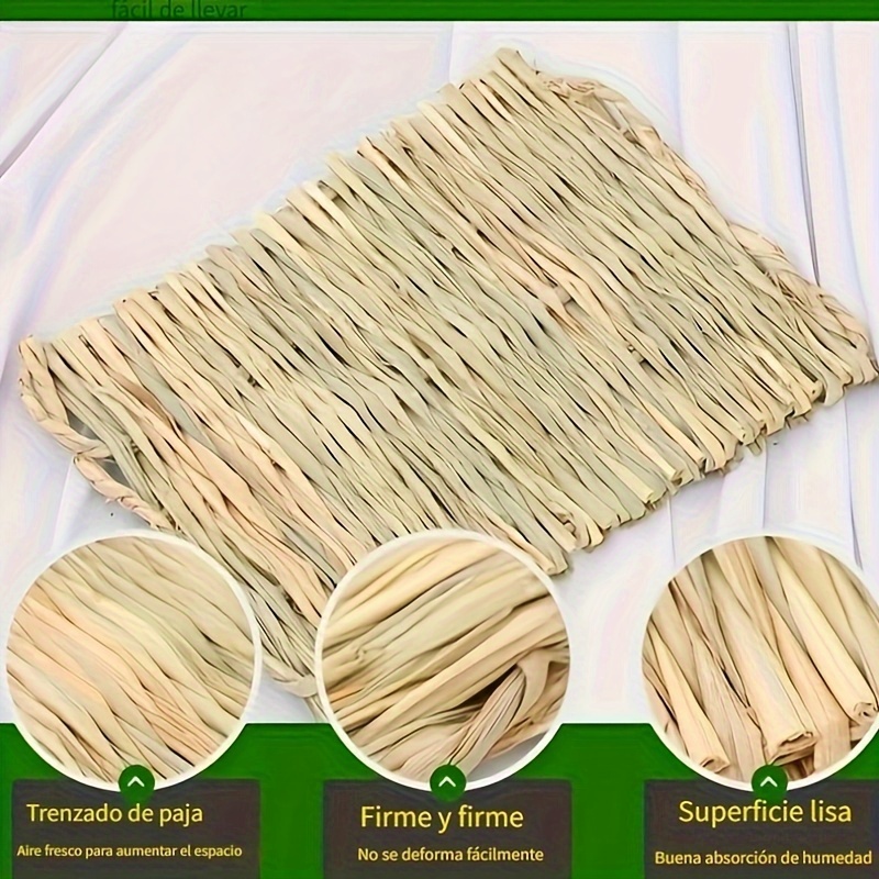 Pet Grass Mat For Hamster Rabbit Dutch Pig Grind Teeth Grass Nest