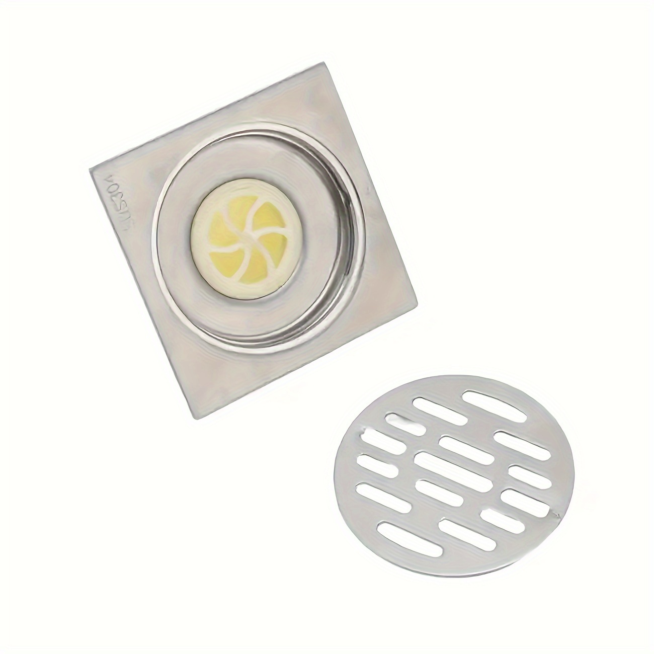 Square Floor Drain, Deodorant Floor Drain Cover, Invisible Bathroom Floor  Drain Garbage Filter, Shower Drain Hair Catcher, Bathroom Accessories - Temu