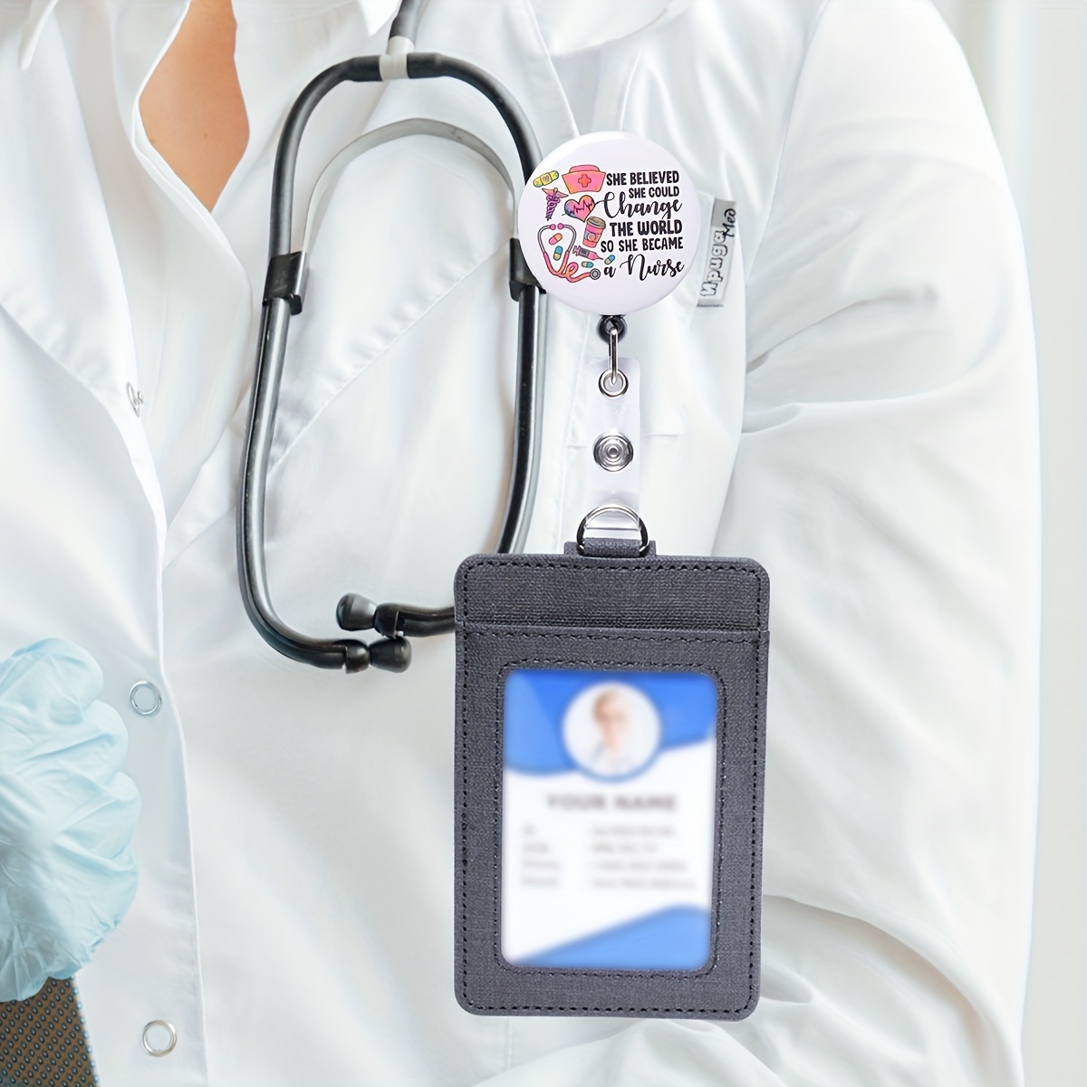 High Quality Silicone Retractable Hospital Nurse Badge - Temu Canada