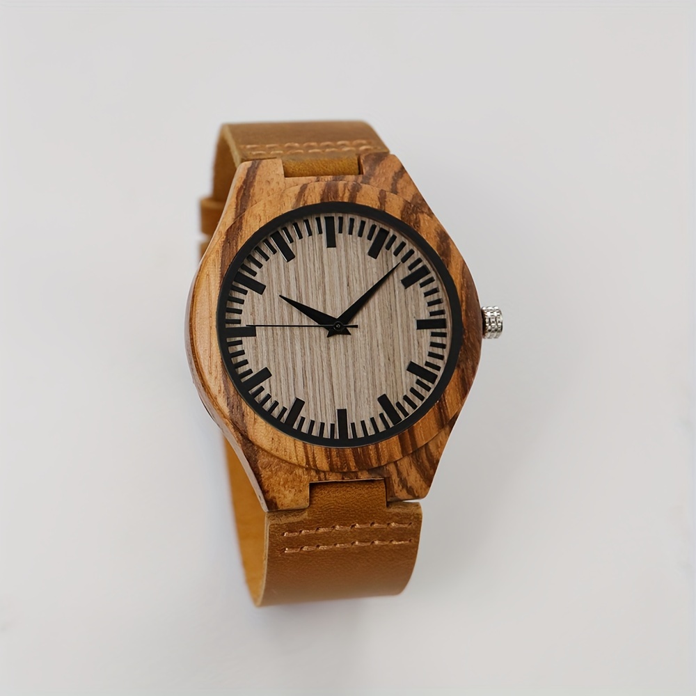 Orologi Uomo In Legno Cronografo Lusso Datario Orologio Quarzo Uomo  Confezione Regalo In Legno - Gioielli E Accessori - Temu Italy