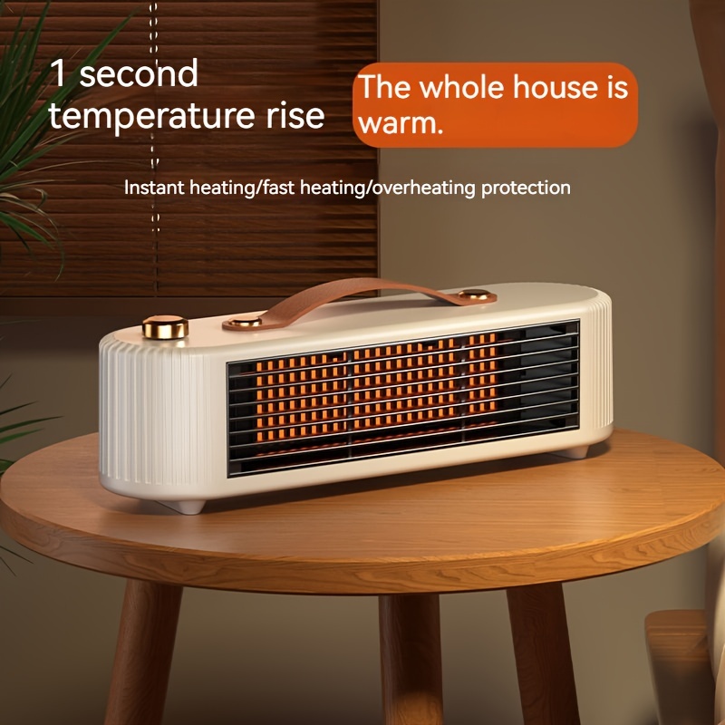 Calentador eléctrico portátil de 1000W, calentador llama de escritorio de 3  engranajes, ventilador calentador de aire para sala de estar, dormitorio,  calentadores para el hogar – Los mejores productos en la tienda