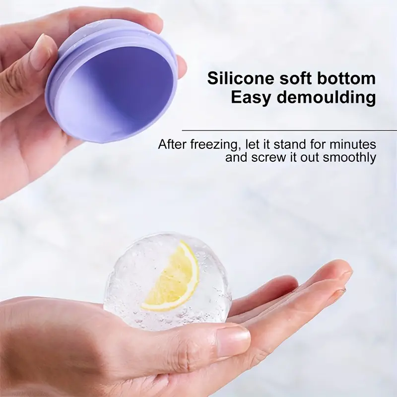 silicone ice cube mold whiskey sphere ice ball maker mold silicone food grade summer cold drink ice ball mold kitchen tools 6