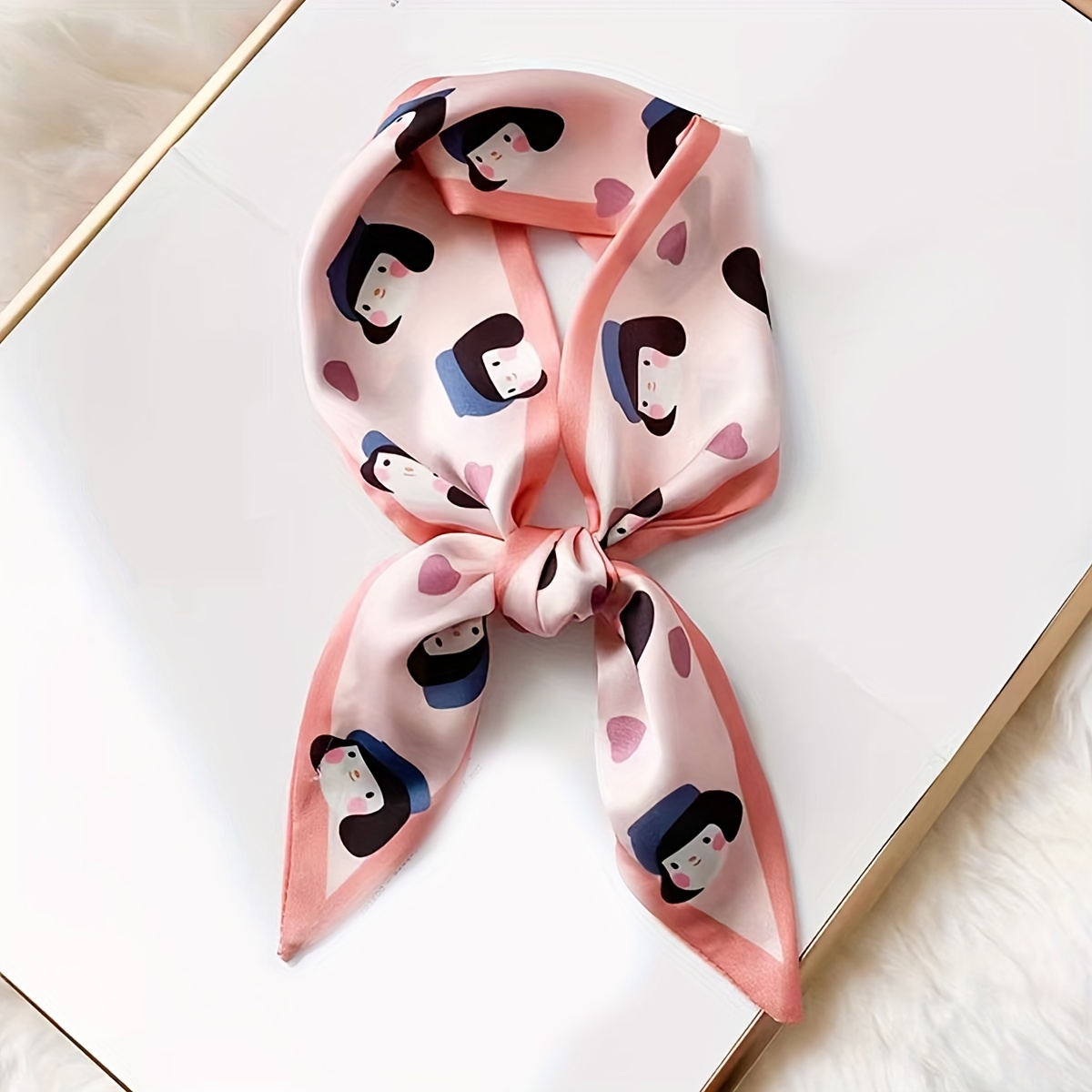 Small Ribbon Scarf Bag Accessories Wrist Scarf