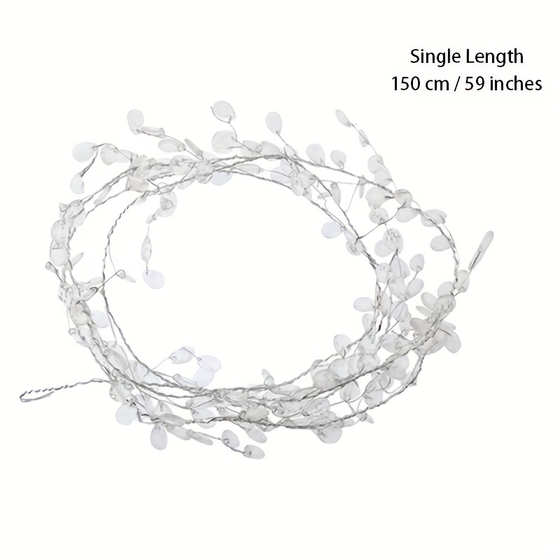 99FT Clear Acrylic Crystal Garland Strands Hanging Chandelier Bead Chain  Ornament String Decorations For Manzanita Centerpiece Christmas Tree Wedding