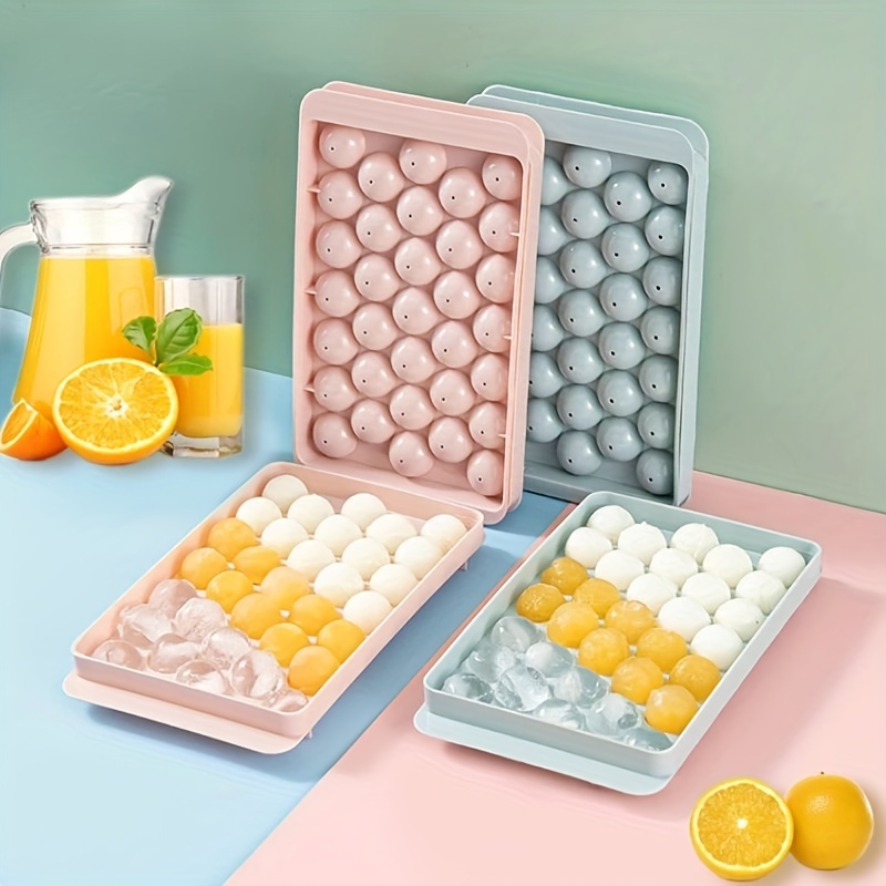 Ice Tray Spherical Refrigerator Freezer Ice Cube Mold With Lid