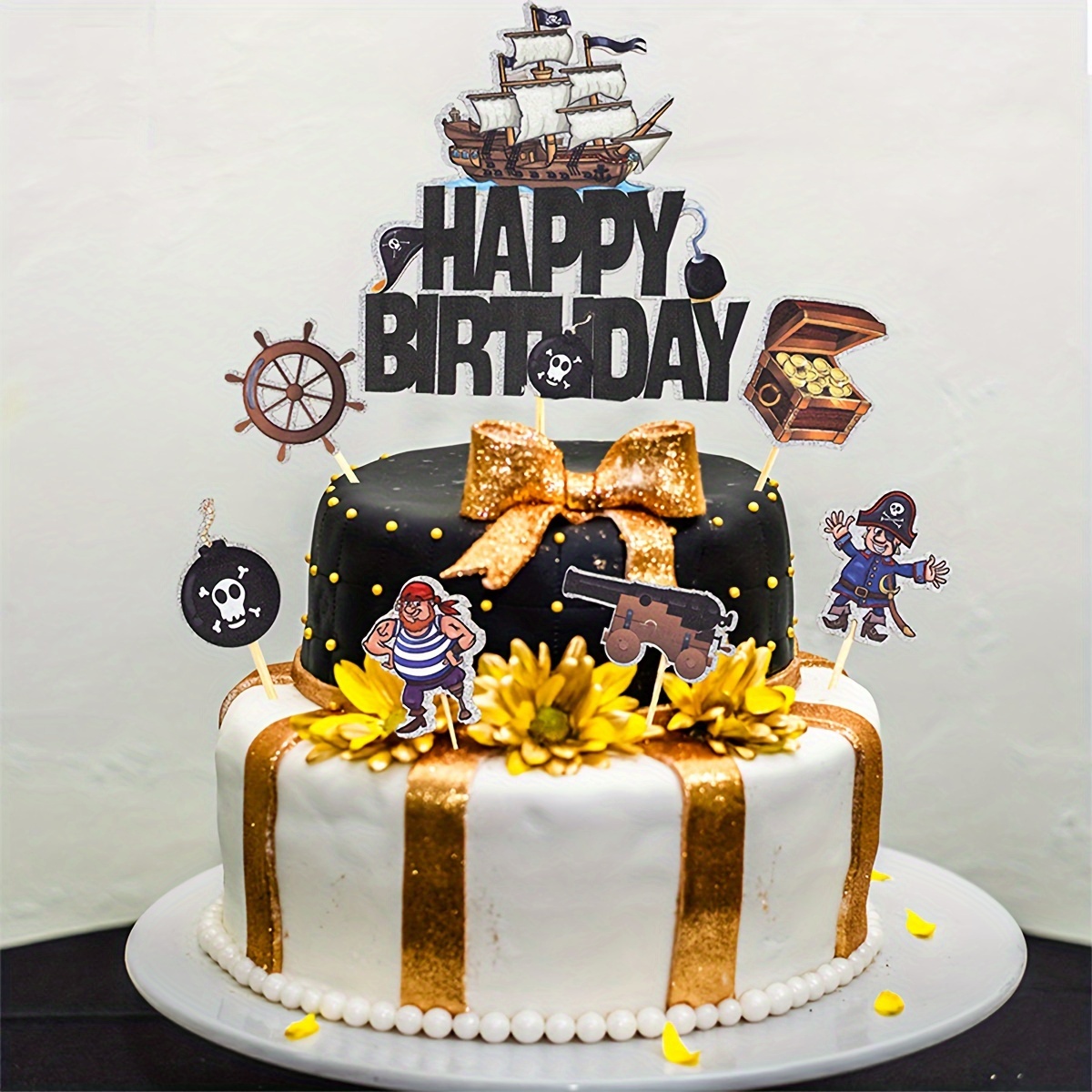 Pirate Cupcake Toppers - Temu