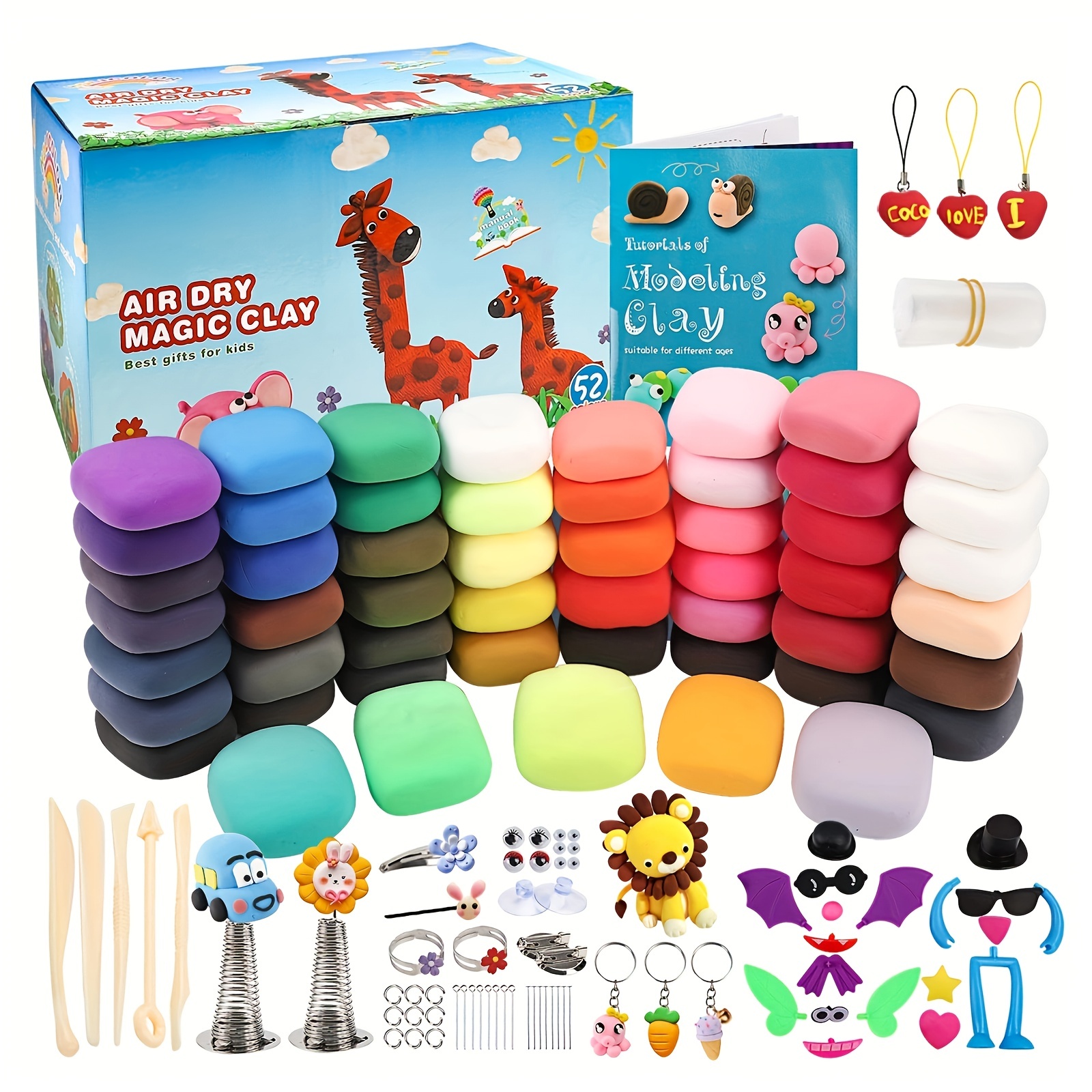 36 Colors Air Dry Clay, Magic Styling Clay Set With Magic Clay