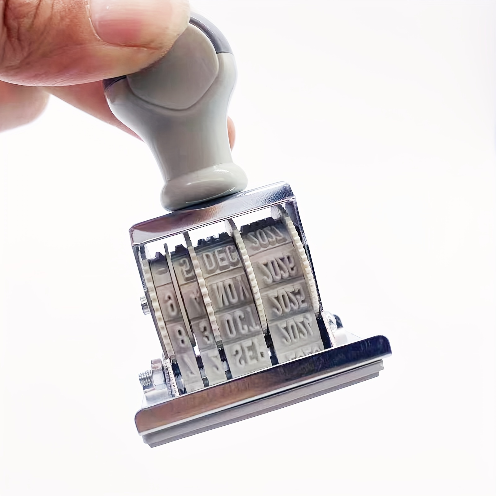 Yt: 400 Small Date Stamp Manually Adjustable Rotating Stamp - Temu
