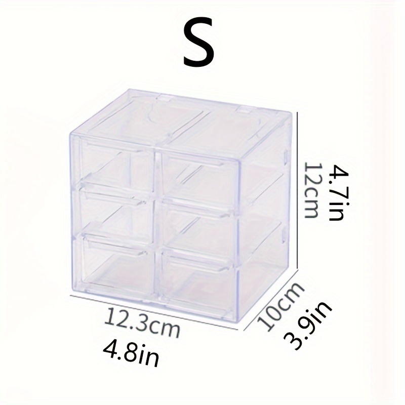 Plastic Storage Box Multi Drawers Minimalist Multi grid - Temu