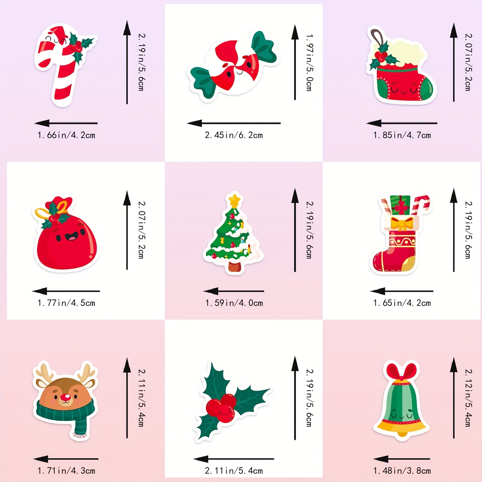 Christmas Stickers New Arrival Santa Claus Stickers - Temu