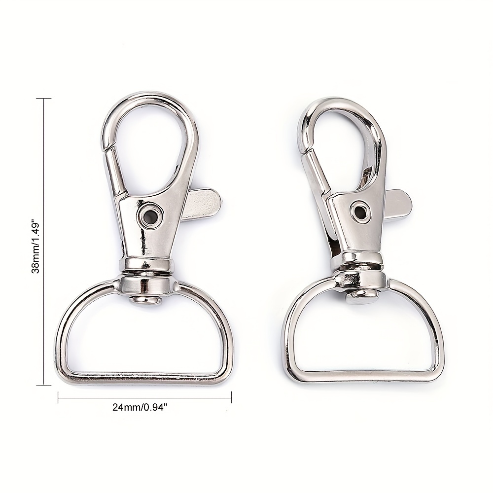 Swivel Clasp Hooks Key Chain Clip Hooks D Ring Clip Lobster - Temu