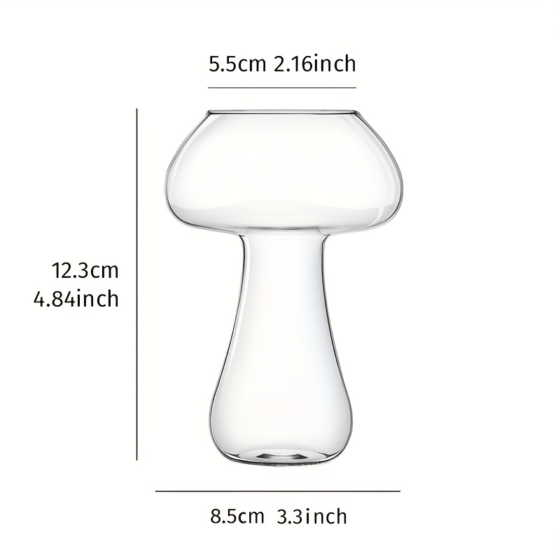 Mushroom Cocktail Glass, Clear Wine Glass, Creative Champagne Glasses,  Drinking Cups, For Bar, Pub, Club, Restaurant, Home Use, Summer Drinkware  Accessories - Temu Austria