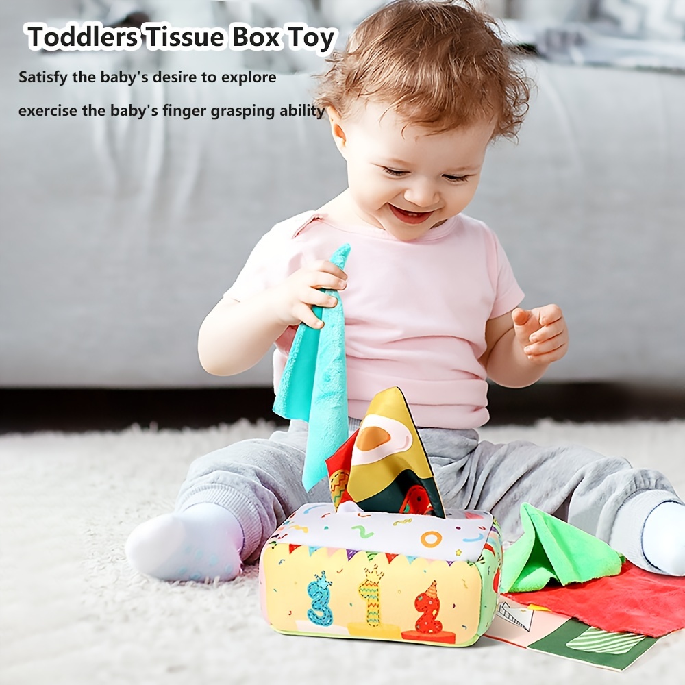 teytoy My First Baby - Juguete arrugado para bebés de alto contraste,  juguete Montessori sensorial para gatear para bebés recién nacidos de 0, 6  y 12