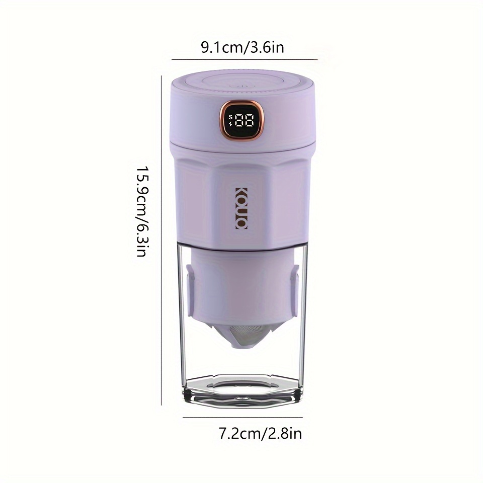 Portable Coffee Maker 320ml 2in1 w/ Electric Grinder Tea