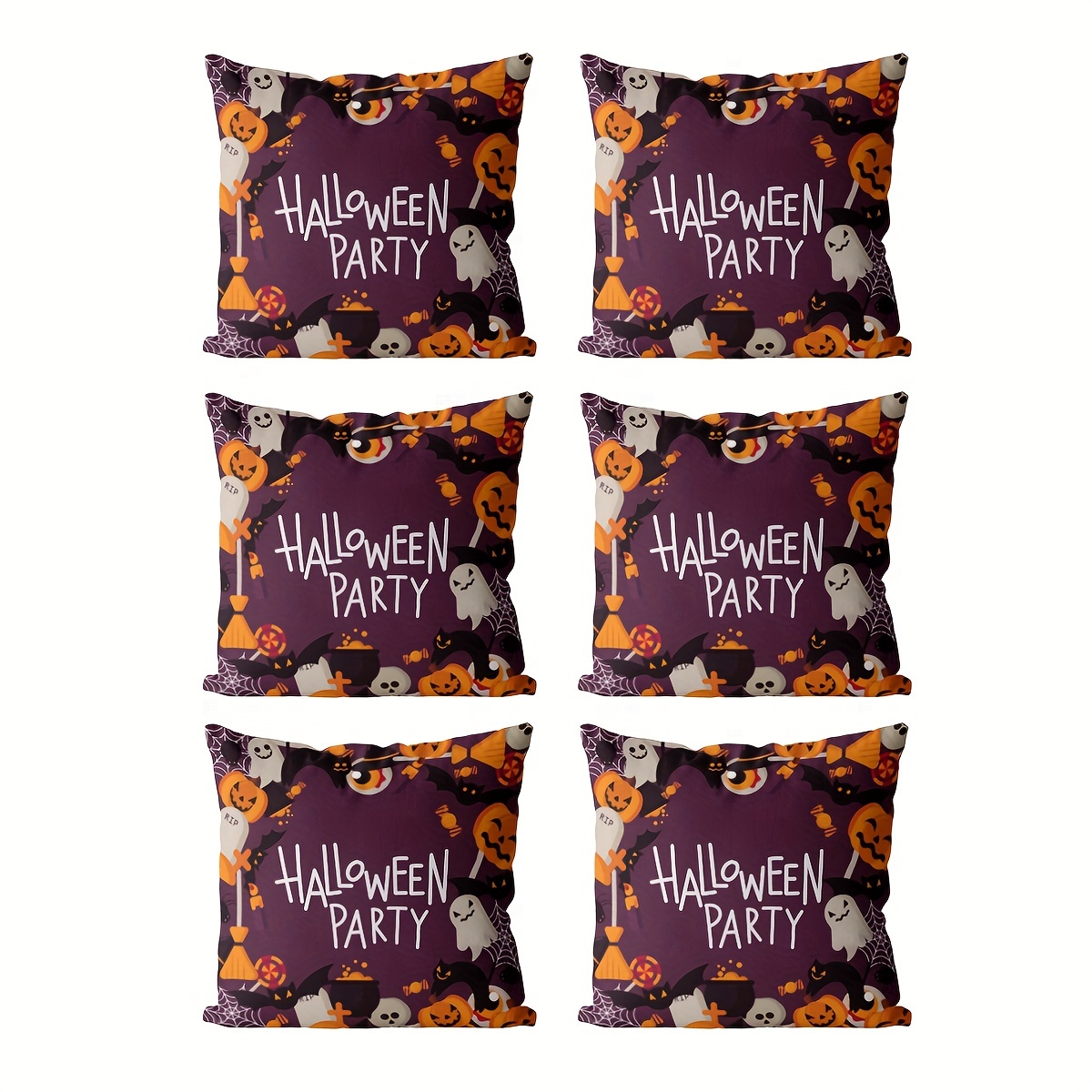 2 Halloween Multi color ghost buy decor pillows