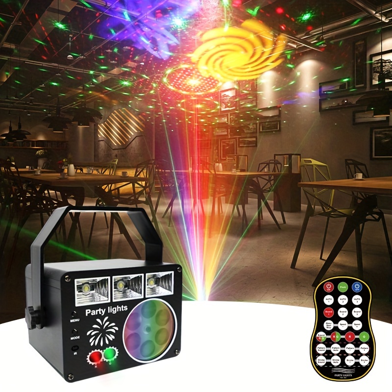 1 Stück Sound Control Version Discokugel Licht Projektions - Temu