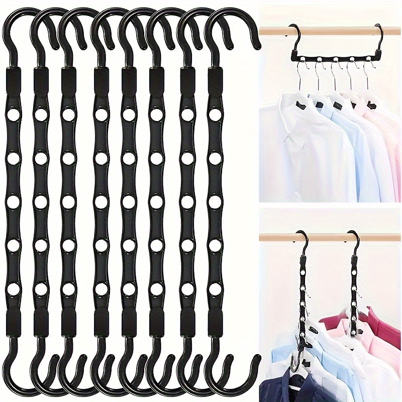 10pc Durable Plastic Clothes Hangers With Hooks, Lightweight Daily Standard  Hangers, Wet And Dry Use Clothes Hanger, Saving Space Hanger For Wardrobe