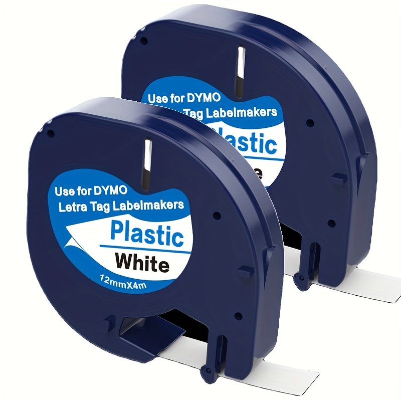 Labels Replacement For Dymo Letratag Refills White Plastic - Temu