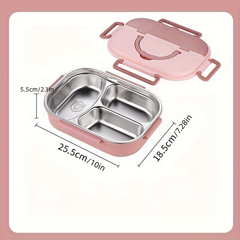 Stainless Steel Leakproof Lunch Box Microwave Safe 2/4/5 Grids