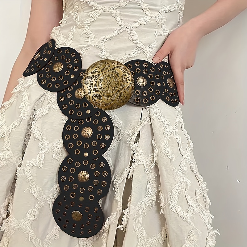 Las mejores ofertas en Cinturones Vintage Dorado para Mujer Fiesta