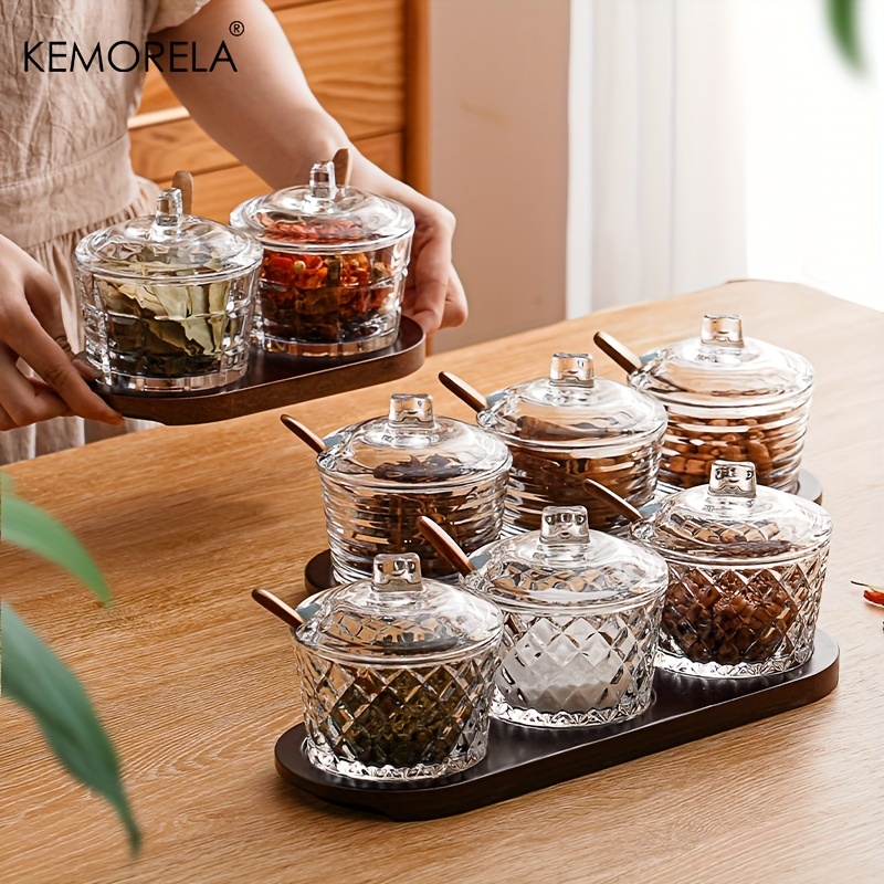 Airtight Glass Jar With Lid For Tea Coffee Candy And - Temu