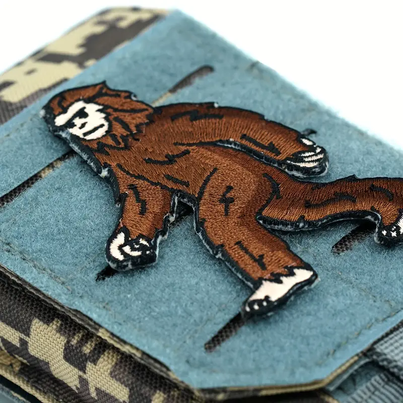 Hominid Funny Morale Patches Embroidered Applique Fastener - Temu
