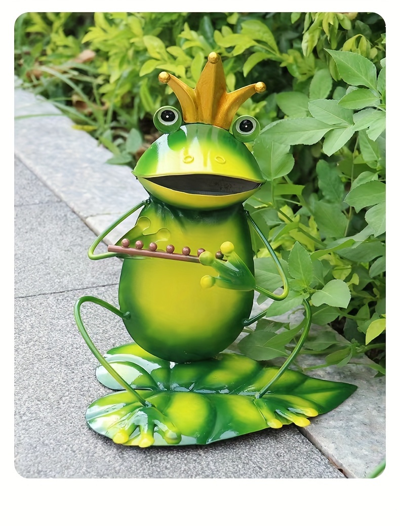 Outdoor Small Frog Ornaments Fresh Creative Crafts Suitable - Temu