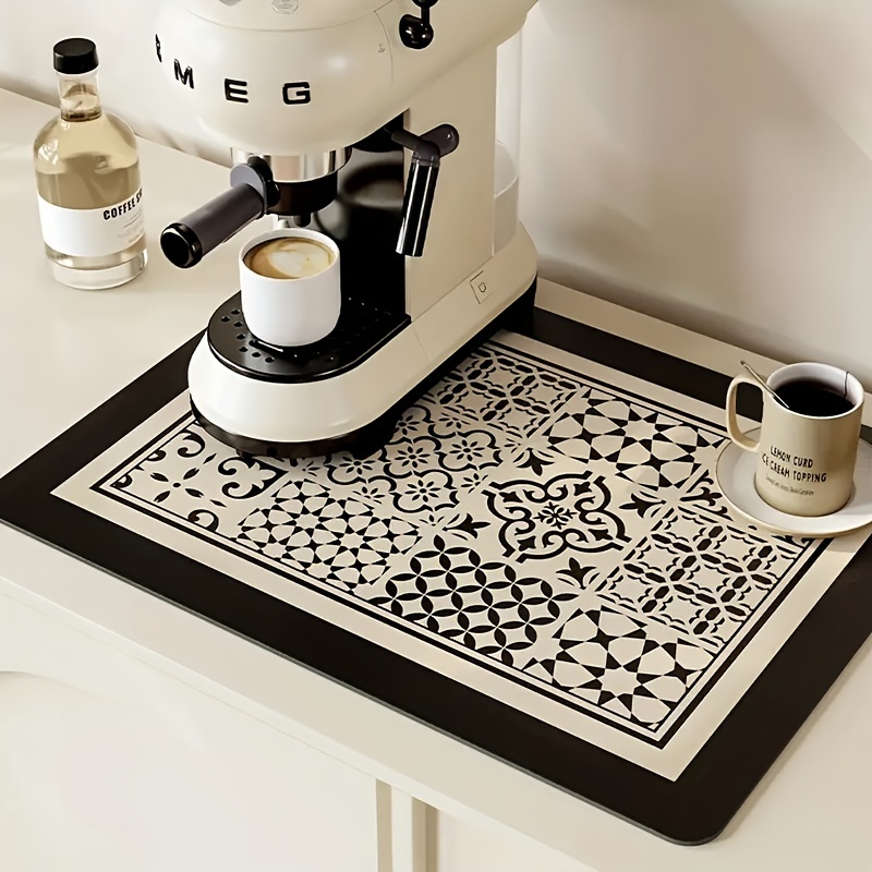 Super Absorbent Large Coffee Mat  Large Size And Quick dry Technology