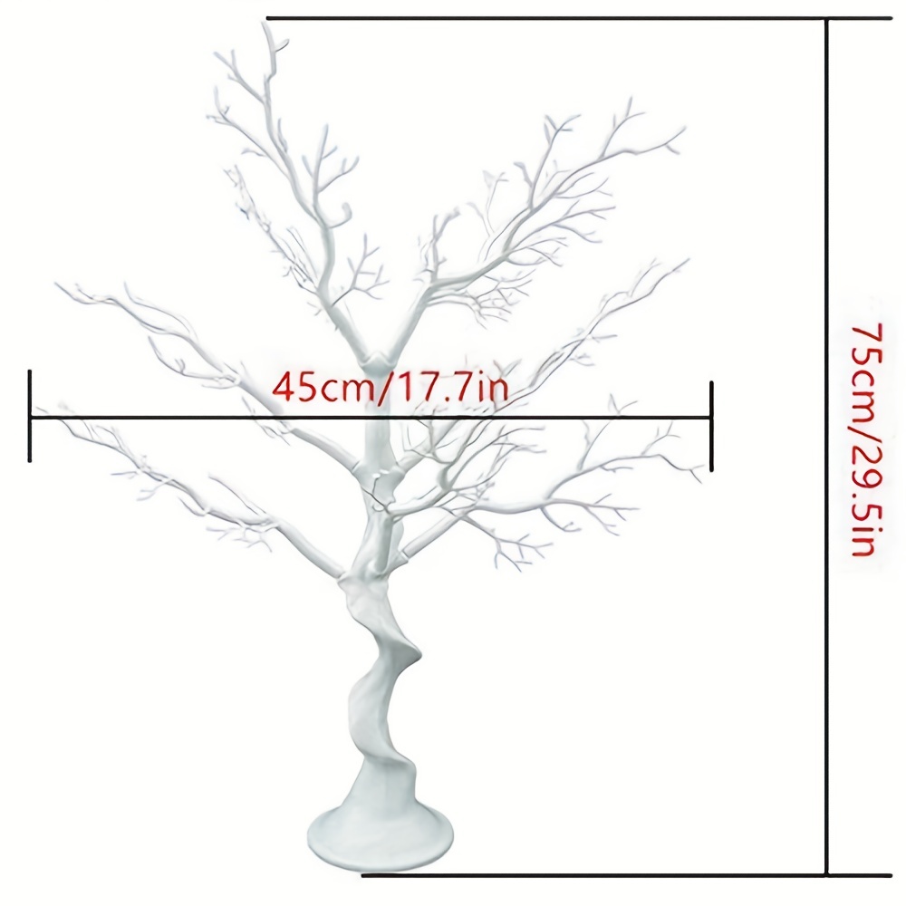 Tree Centerpieces for Weddings White 23in - Decorative Ornament Display  Tree for Tables, Tree Branches for Decoration, Artificial Manzanita Tree