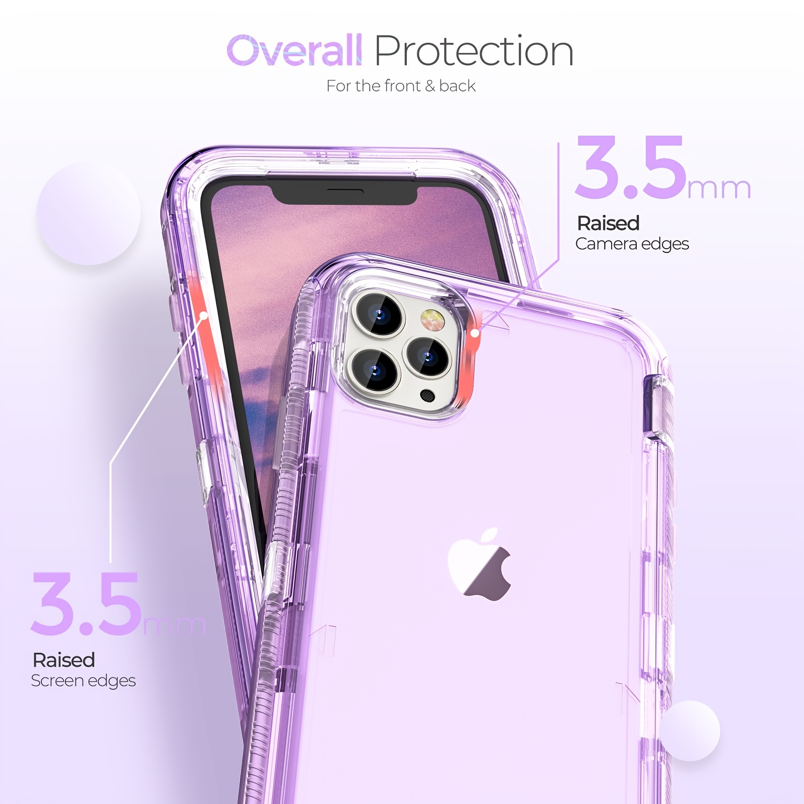 ORIbox Case Compatible with iPhone Xs Max Case, Heavy Duty Shockproof Anti-fall Clear Case