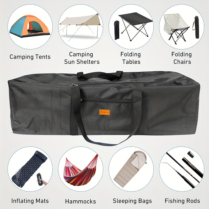 100 150l Large Capacity Waterproof Tent Storage Bag Perfect For Outdoor  Camping Travel - Sports & Outdoors - Temu