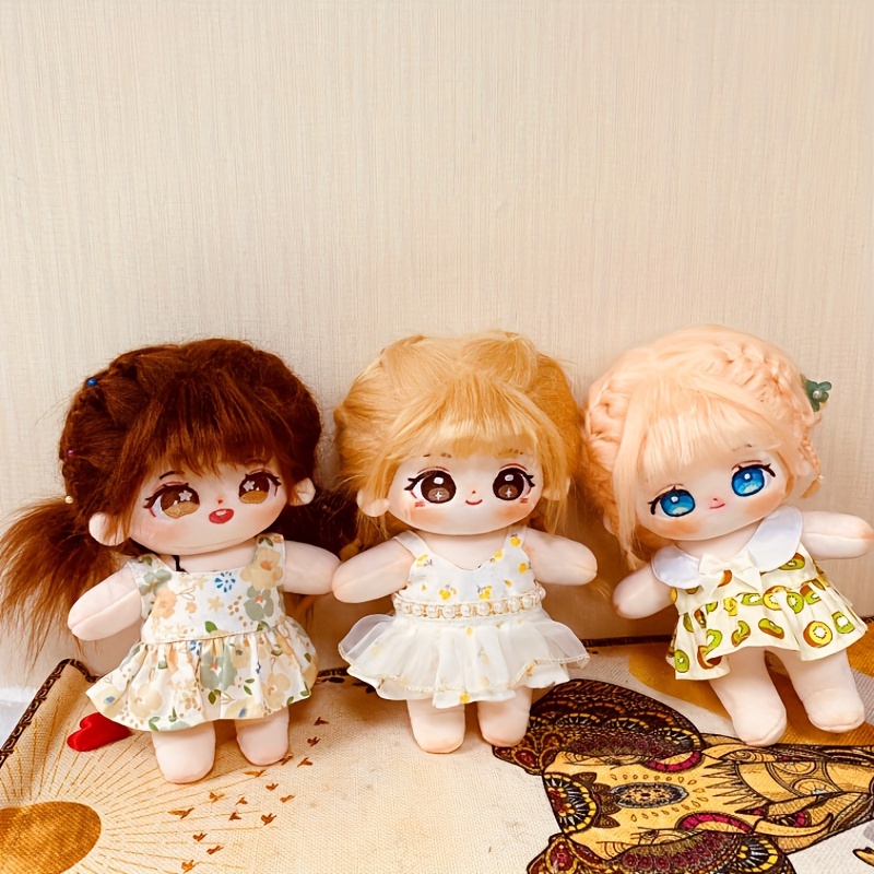 Multicolored Hair Plush Cartoon Doll - Birthday Gift
