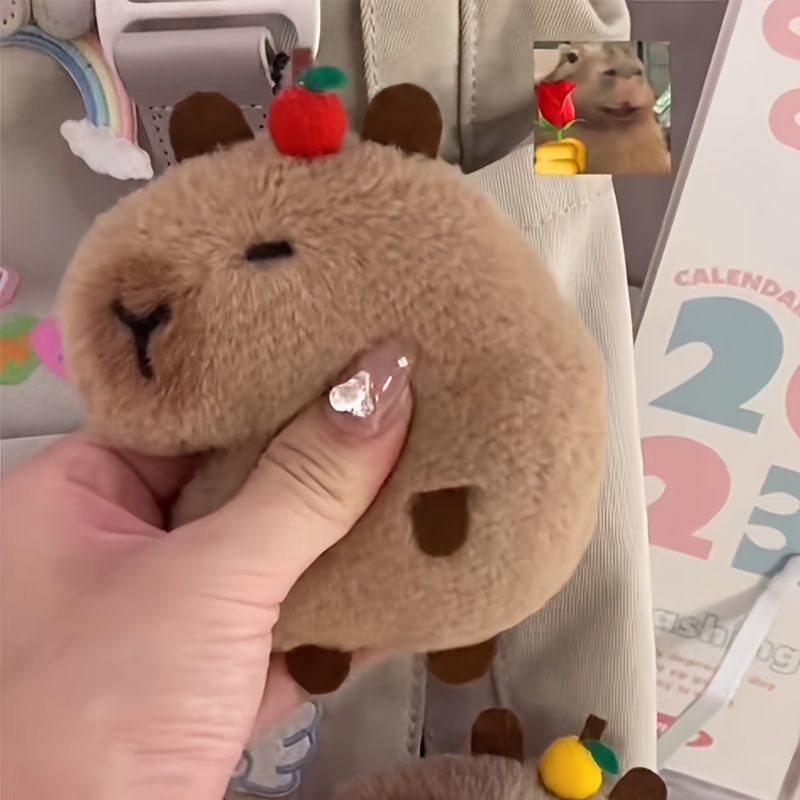 Capybara Figure Blind Box Ornament Keychain Pendant Simulation Capibara  Kawaii Anime Animals Doll Birthday Christmas Gift Toy - AliExpress
