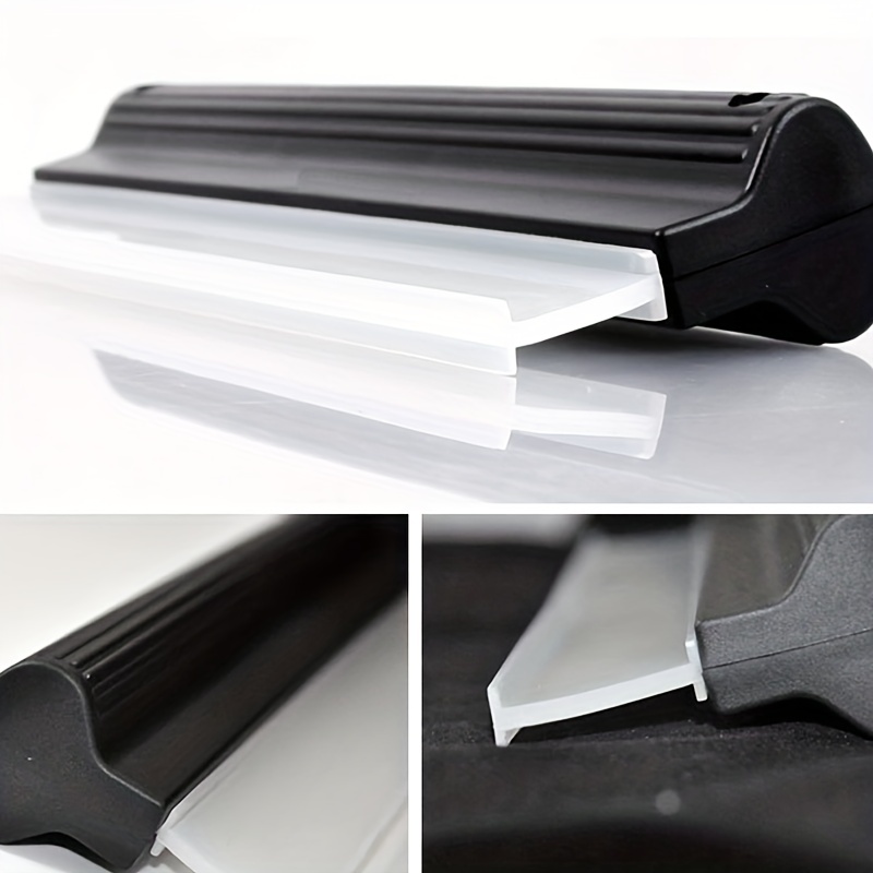 Silicone Straight Strip Scraper Car Windshield Cleaning Squeegee