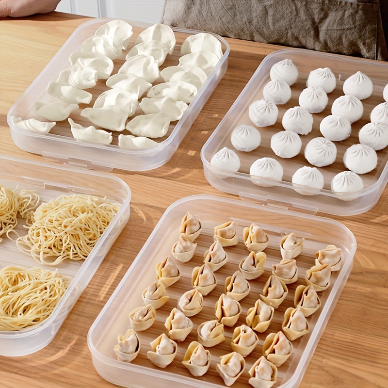  Dumpling Box,1Pc Clear Home Kitchen Frozen Dumpling