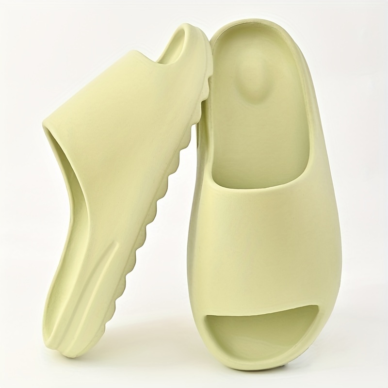 Unisex Non Slip Pillow Slides Open Toe Slippers