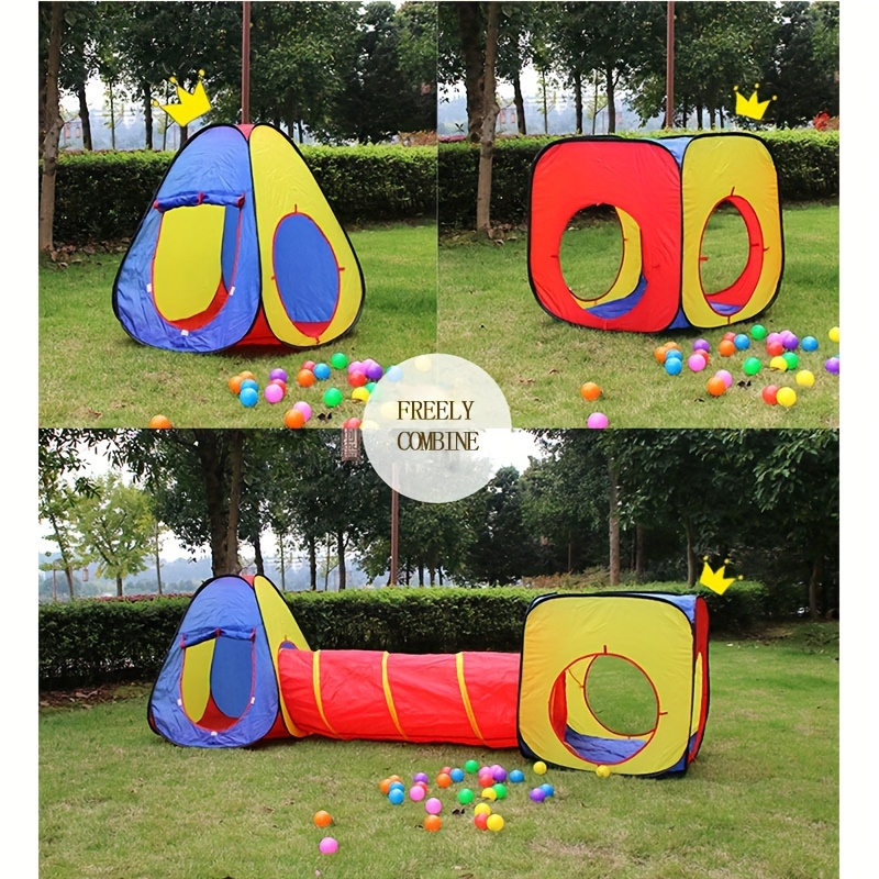 3pcs Giocattoli Tenda Tunnel Rampicante + Piscina A Palline - Temu Italy