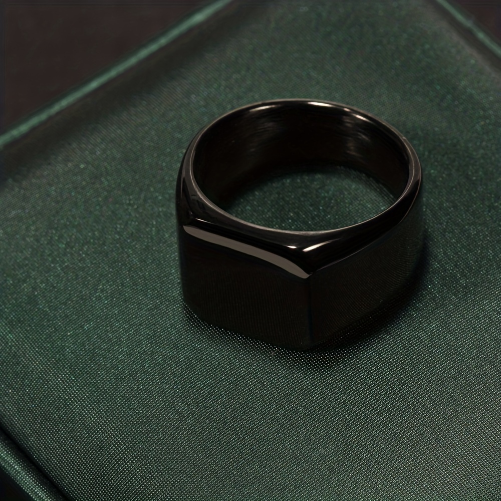 Titanium Steel Men's Personality Ring