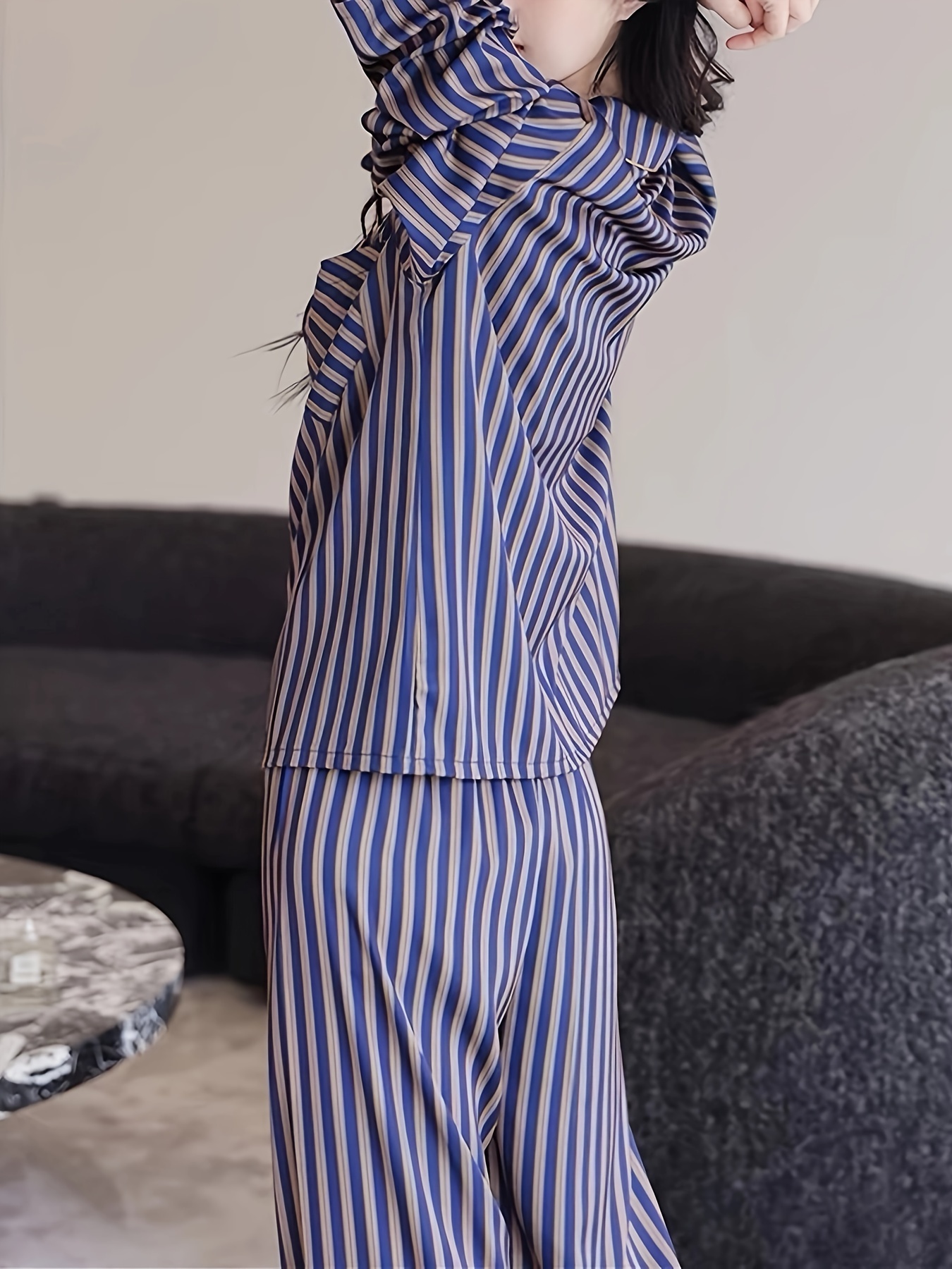  Striped Pajama Set