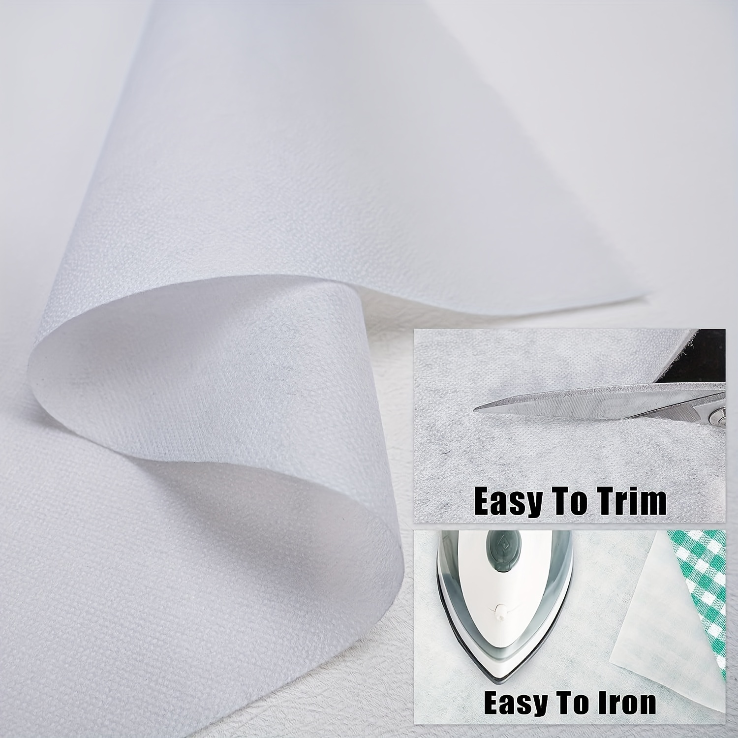 Iron on Fusible Interfacing For Sewing Non woven - Temu United Arab Emirates