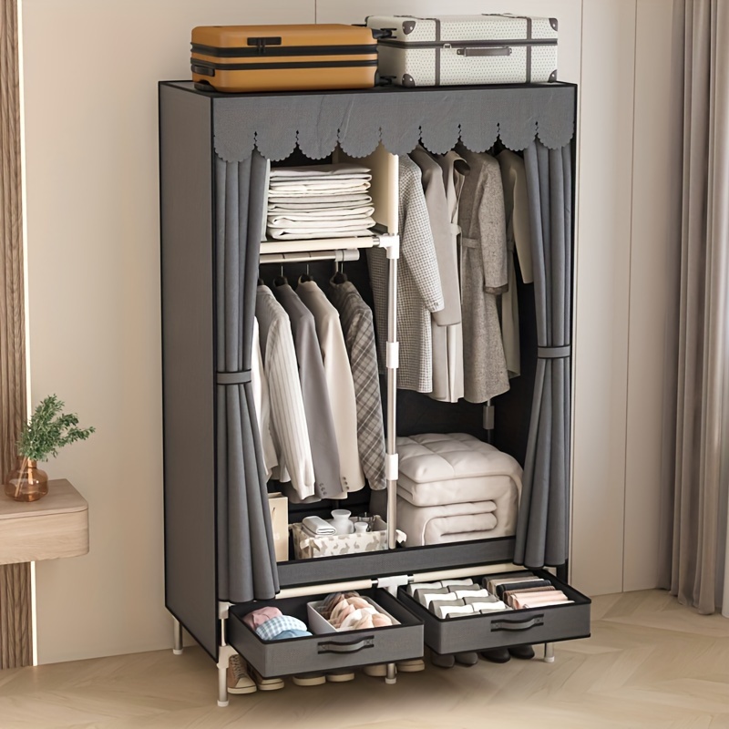 Foldable Mesh Jeans Storage Box Functional Wardrobe Closet - Temu