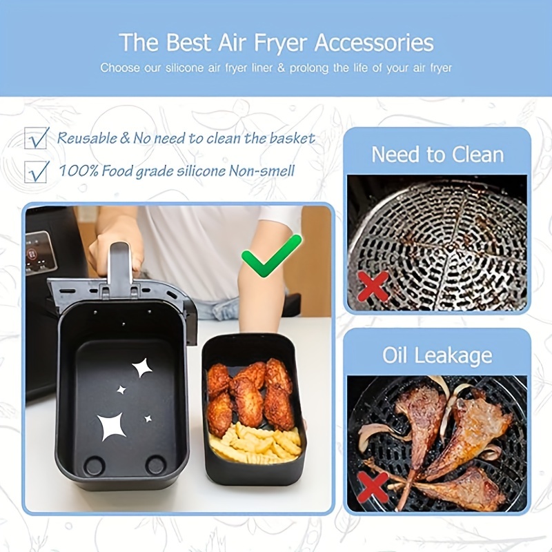 Air Fryer Accessories Kit Perfect For Ninja Dual tower Air - Temu