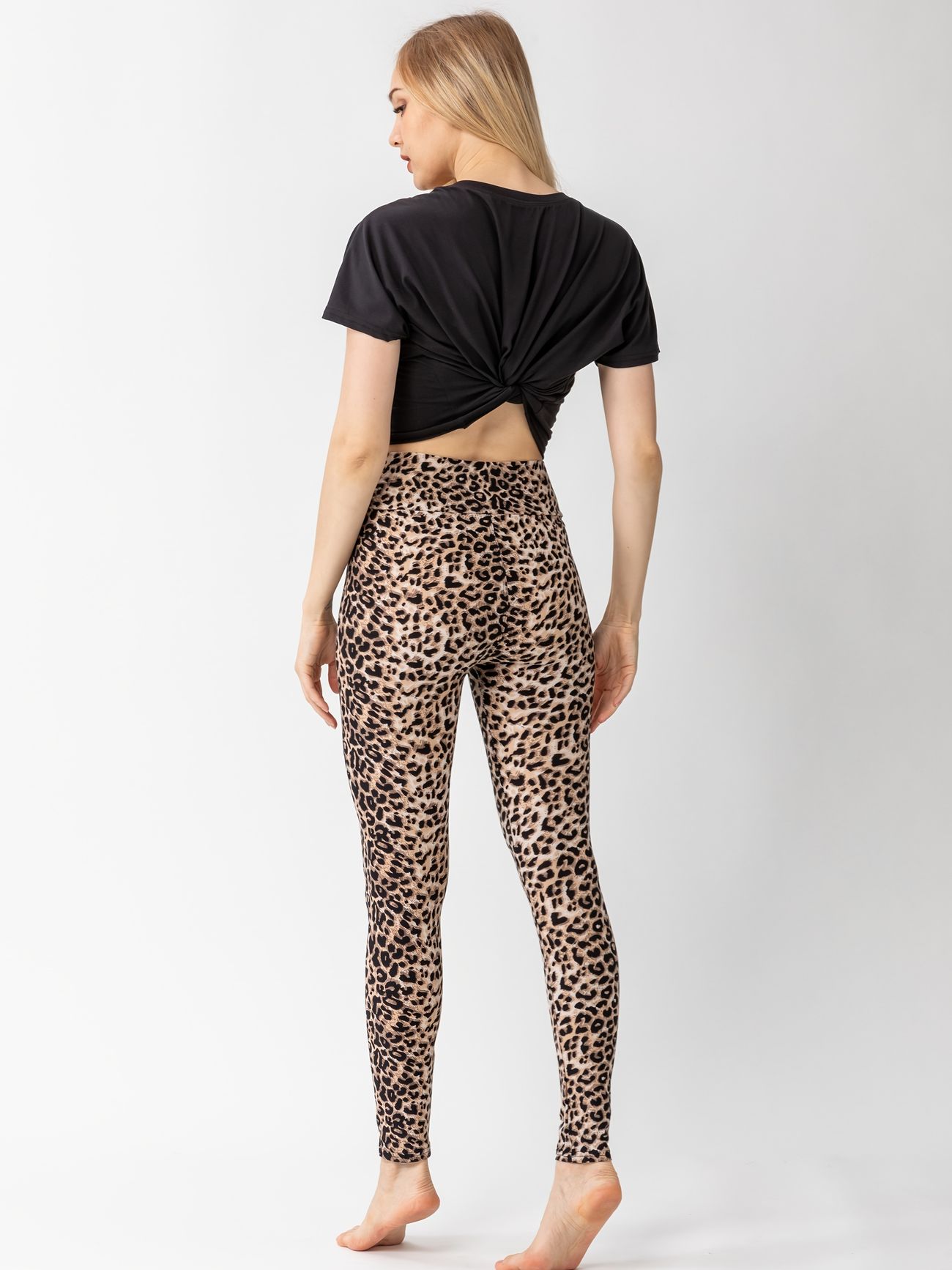 Leopard Print Skinny Leggings Workout Stretchy High Waist Lifting Yoga  Leggings For All Season Women's Clothing | Shop The Latest Trends | Temu