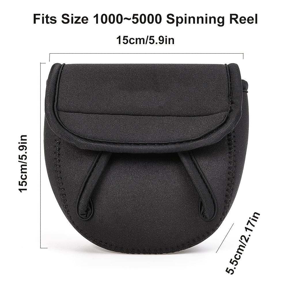 Spinning Reel Case Cover Leather Fishing Reel Bag Shockproof - Temu