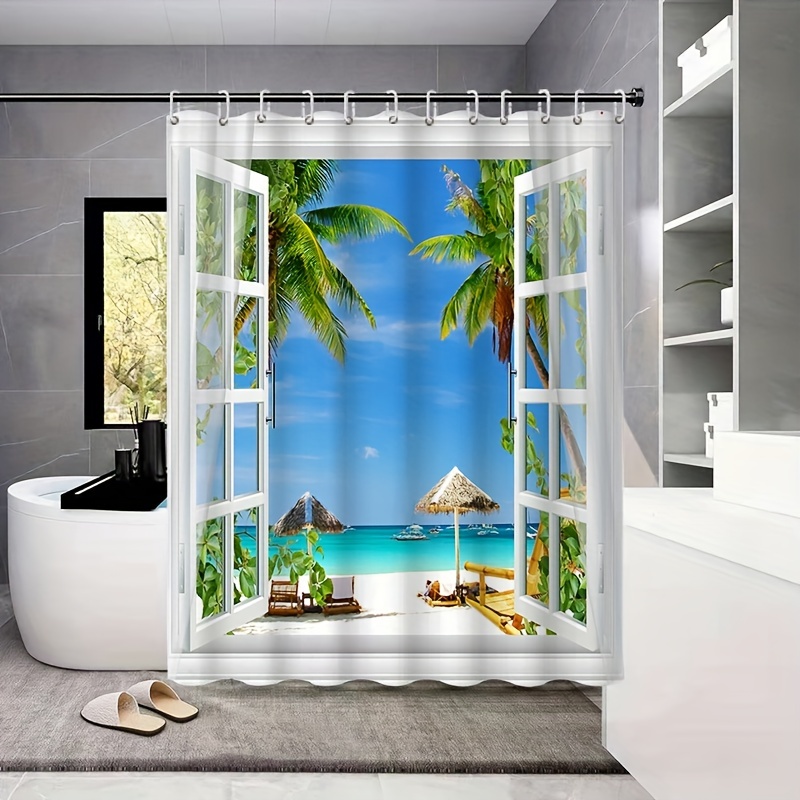 3d Shower Curtain - Temu