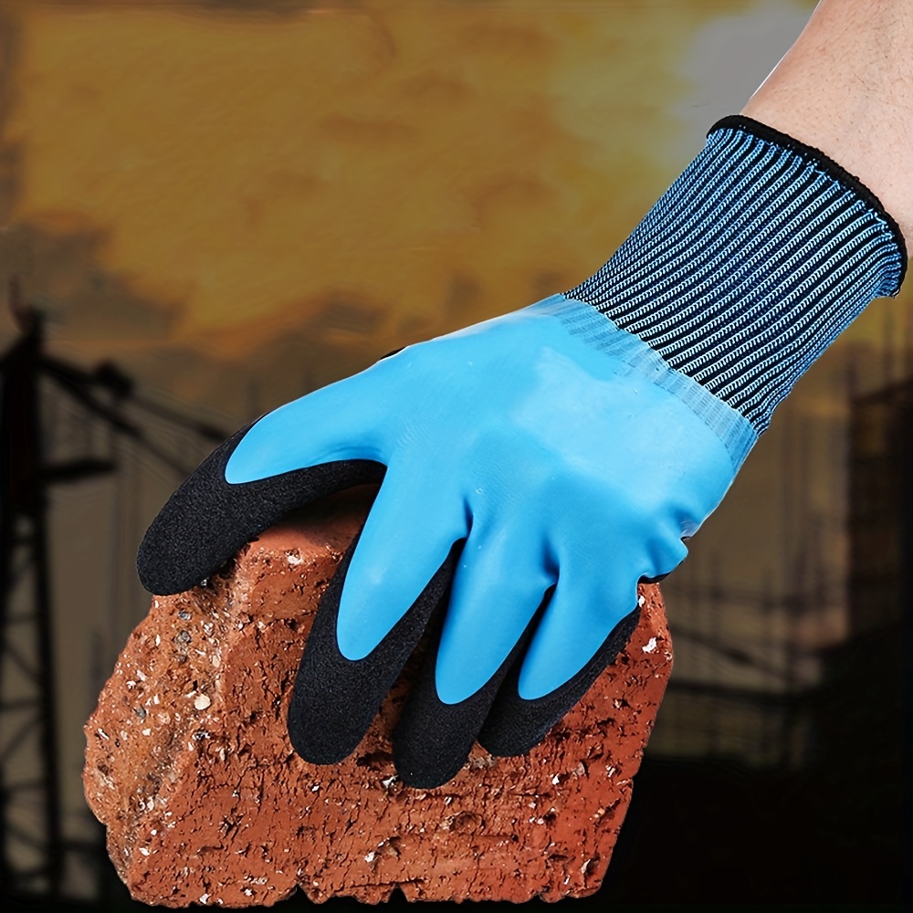  G & F Products 1519 - 120 pares de guantes de trabajo para  hombre con revestimiento de micro espuma, guantes de jardín con textura de  agarre - guante de trabajo para
