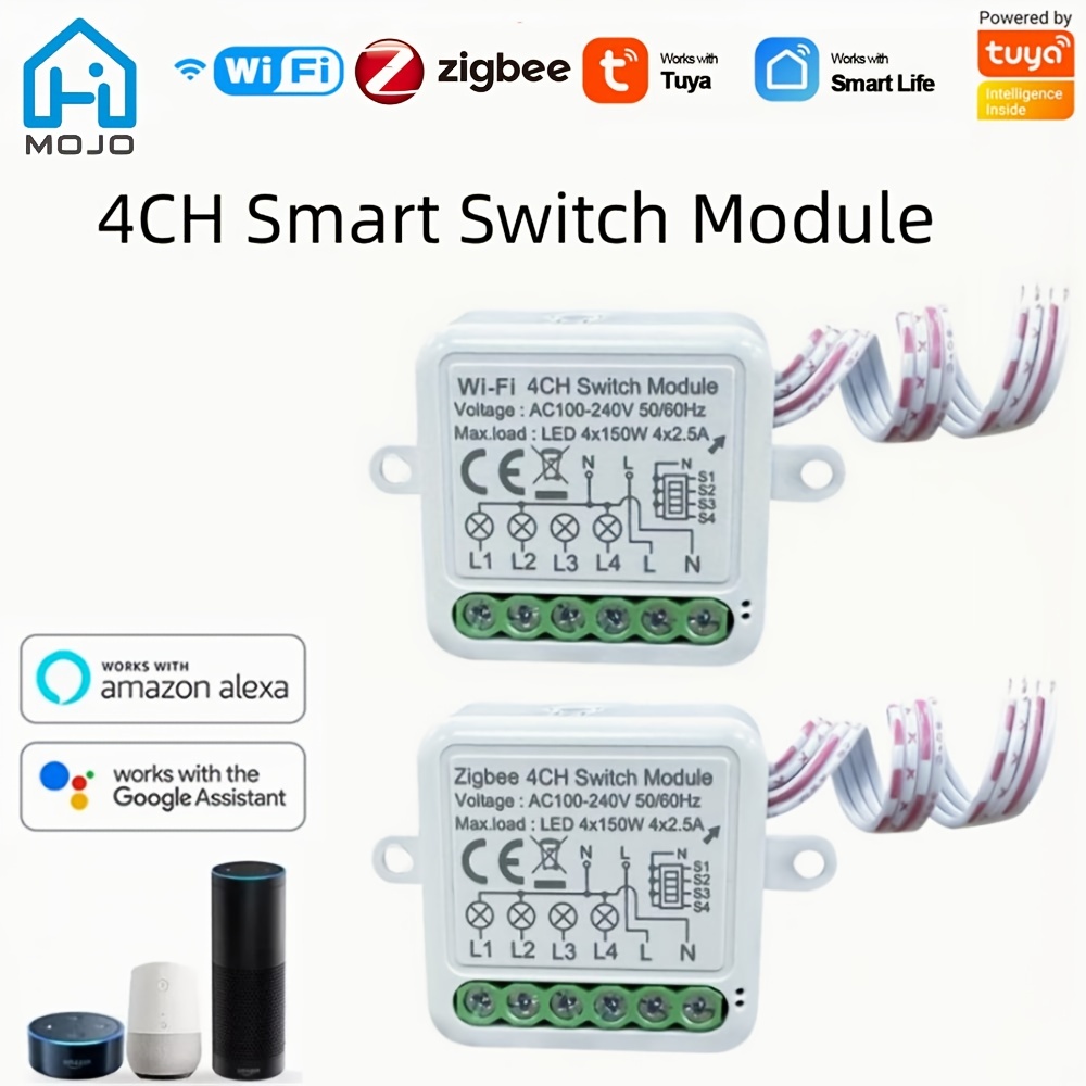 16a Tuya Wifi Smart Switch Disjoncteur de synchronisation sans fil