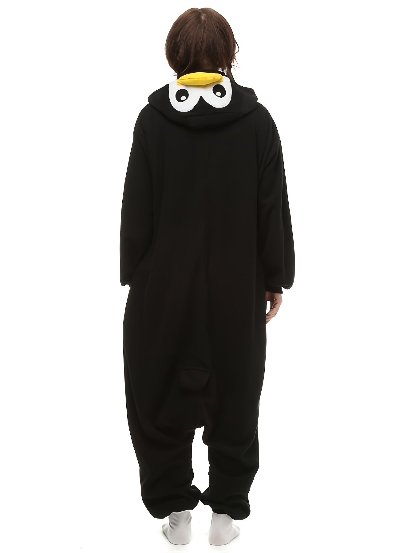 cartoon penguin novelty pajama bodysuit christmas cute comfort button one piece sleepwear womens loungewear sleepwear