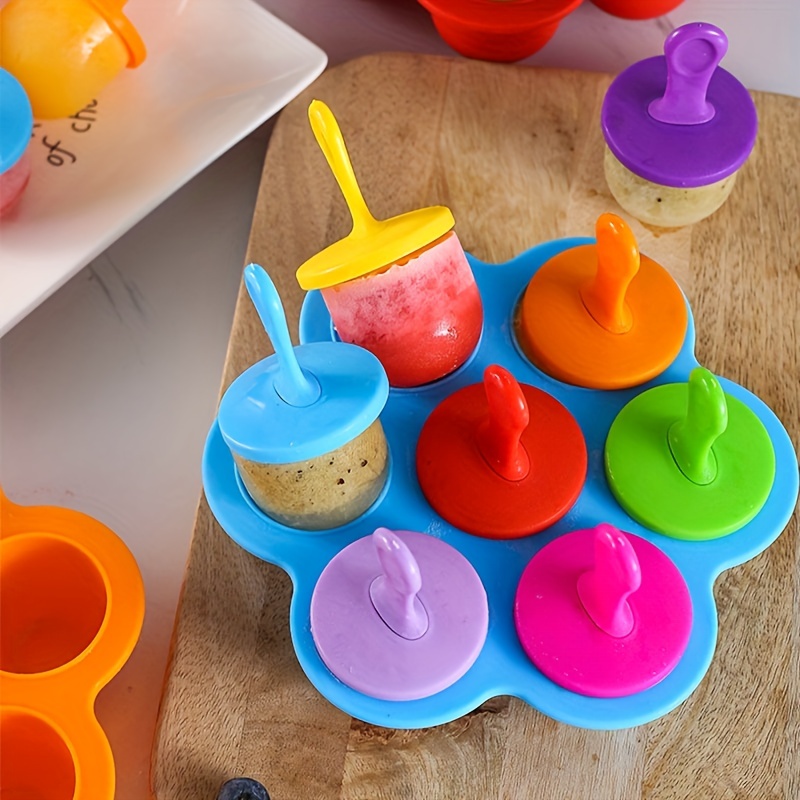 Popsicles Molds, Silicone Popsicle Molds Easy-release Bpa-free Popsicle  Maker Molds Ice Pop Molds Homemade Popsicle Ice Pop Maker With Popsicle  Sticks+cleaning Brush - Temu Australia