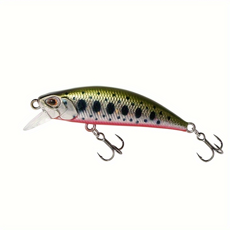 Image of 1pc 5cm/5g Artificial Minnow Fishing Lure With , 1.97in/0.18oz Bionic Plasticwobbler Hard Bait, Fishing Tackle
